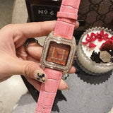 Retro Golden Frame Women's Watch