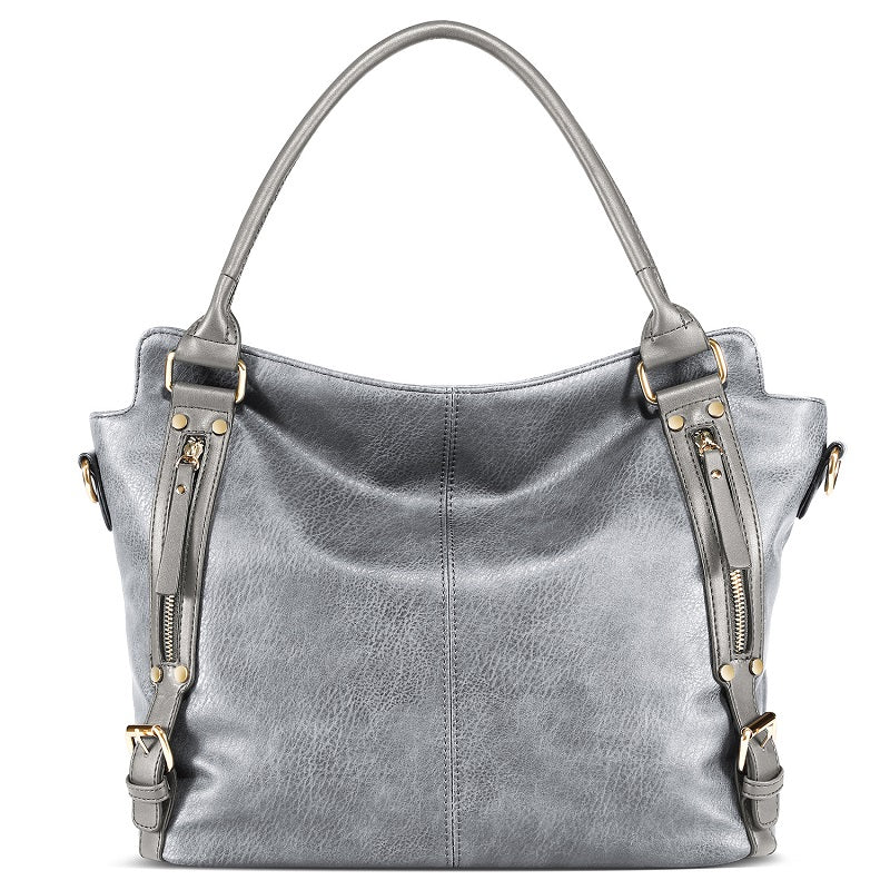 Fashion Shoulder Handbag Solid Color Bag