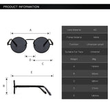 Personality Round Frame Sunglasses
