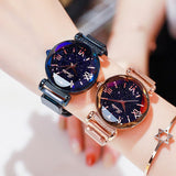 Women's Watch Personality Rhombus-shape round dial Milan strap elegant watch