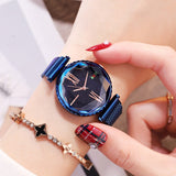 Women's Watch Diamond starry large dial Magnetic Strap Waterproof elegant watch