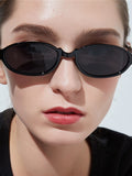 Oval Frame Small Sunglasses