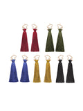 Ethnic Style Exaggerated Long Tassel Earrings