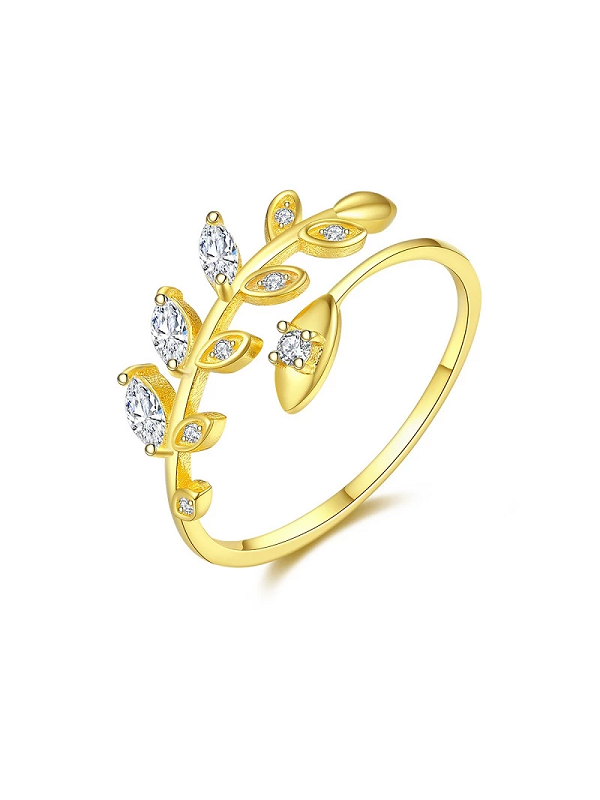 Olive Branch Open Ring