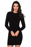Slouchy Cable Sweater Dress