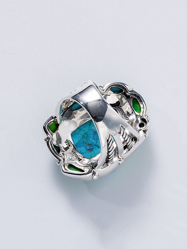 925 Sterling Silver Turquoise Ring