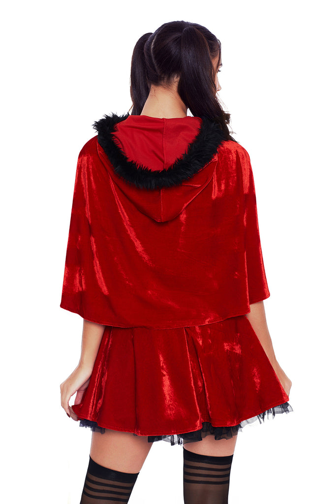 Little Red Damsel Xmas Costume