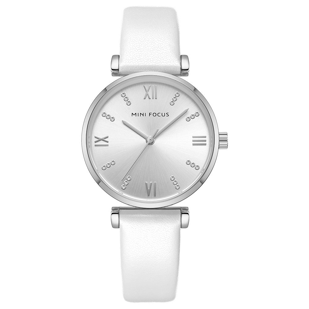 Simple and stylish Japanese movement leather women's watch