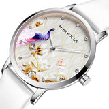 Stylish light luxury dial Japanese movement waterproof belt watch