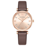 Simple and stylish Japanese movement leather women's watch