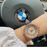 Women's Watch Classic quicksand dial leather strap Creative Watch