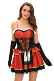 Three-piece Fairy Tale Little Red Costume
